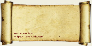 Jana Tulkić vizit kartica